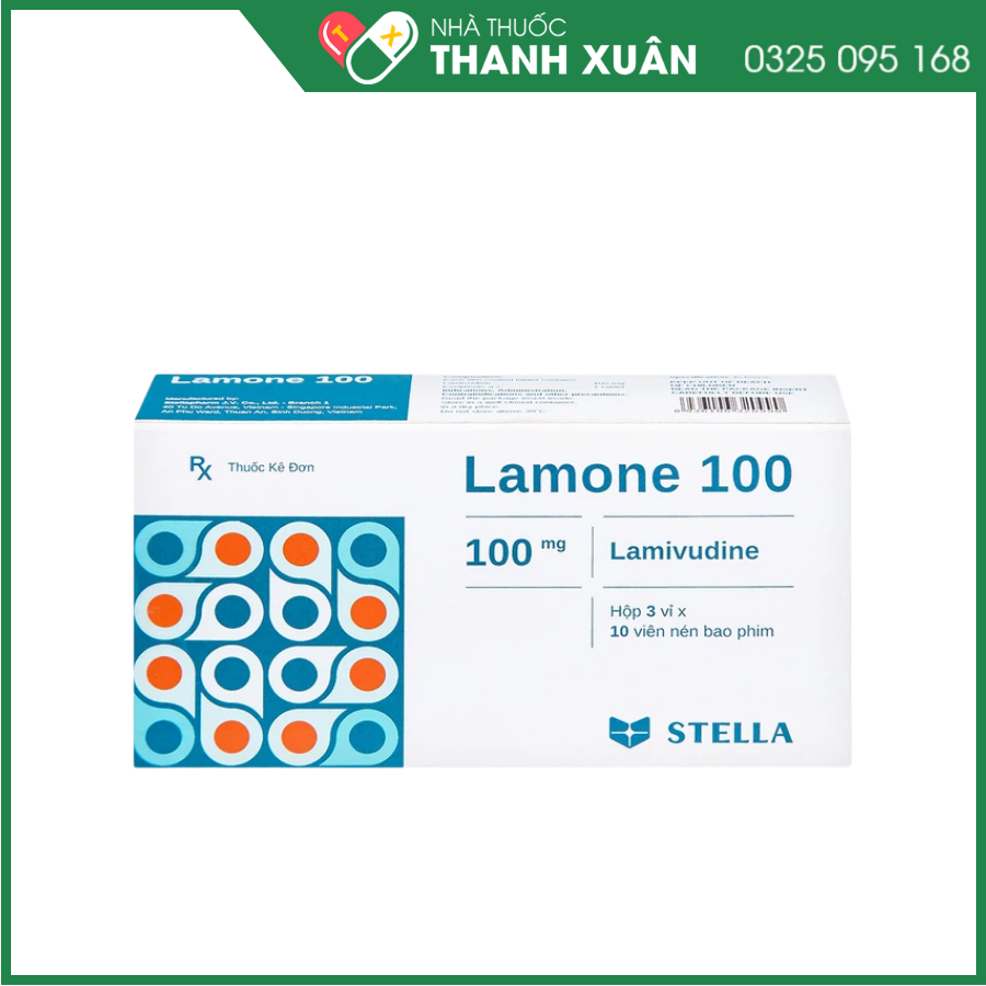 Lamone 100 trị viêm gan siêu vi B mãn tính
